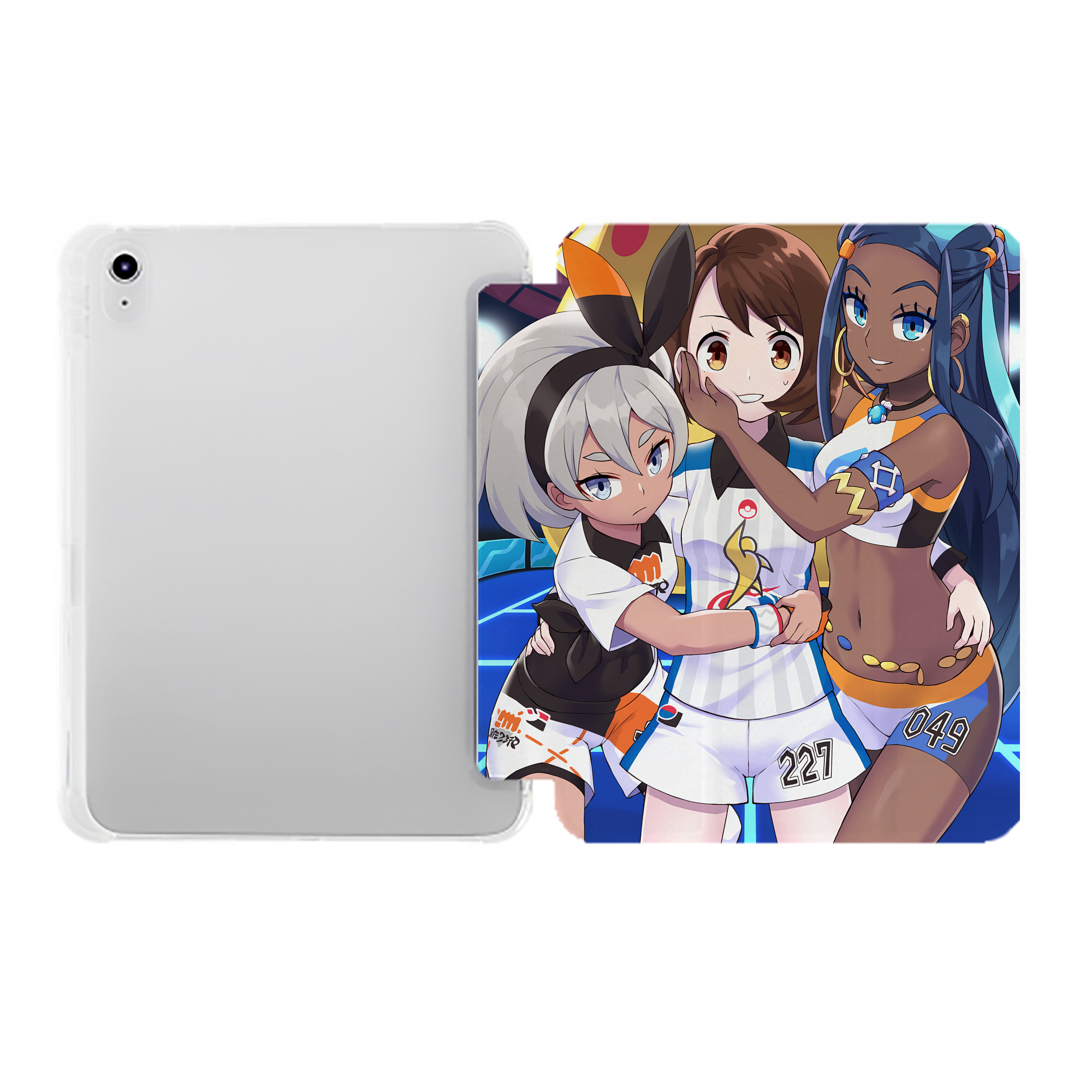 （画像用） ポケットモンスター Pokémon IPad ケース ペン収納付き 三つ折りスタンド PUレザー×シリコン 対応機種9.5/10.5/10.9インチ